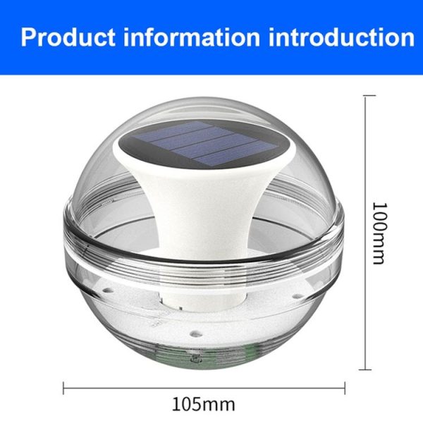 Solar Water Floating Lights Patio Pool Floating Landscape Decorative Lights (Three Light Mode) - Image 3