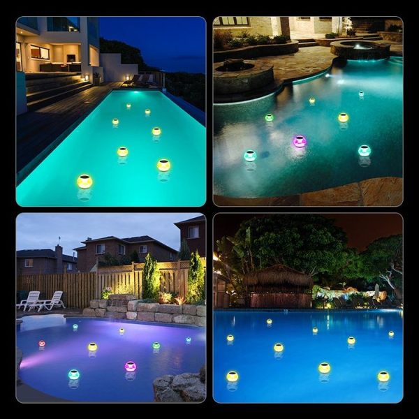 Solar Water Floating Lights Patio Pool Floating Landscape Decorative Lights (Three Light Mode) - Image 6