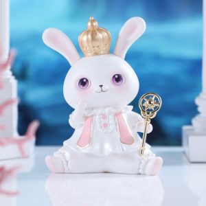 Piggy Banks God Rabbit Home Ornaments Gift Crafts, Size: Medium Pink Seated Position