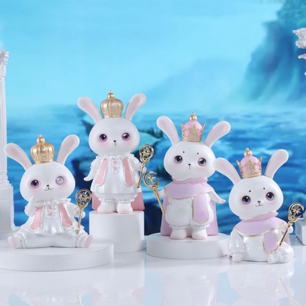 Piggy Banks God Rabbit Home Ornaments Gift Crafts, Size: Medium Pink - Image 2
