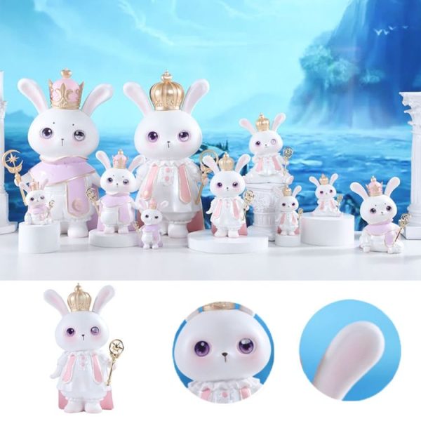 Piggy Banks God Rabbit Home Ornaments Gift Crafts, Size: Medium Pink - Image 5