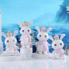 Piggy Banks God Rabbit Home Ornaments Gift Crafts, Size: Medium Purple Seated Position - Image 2