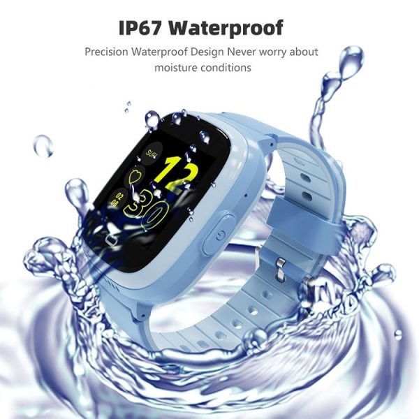 LT30E European Version 4G Waterproof Touch Photo Electronic Positioning Children Smart Watch (Blue) - Image 3