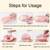 ZS103 Cartoon Plush Water-filled Explosion-proof Hot Water Bags, Spec: Pink Duck (1000ml) - Image 6