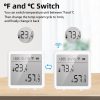 Wifi Temperature And Humidity Meter Sensor Equipment Smart Home Graffiti APP Temperature And Humidity Sensor (Black) - Image 3