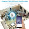 Wifi Temperature And Humidity Meter Sensor Equipment Smart Home Graffiti APP Temperature And Humidity Sensor (Black) - Image 7