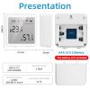 Wifi Temperature And Humidity Meter Sensor Equipment Smart Home Graffiti APP Temperature And Humidity Sensor (Black) - Image 9