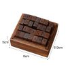 E13 28PCS / Set Vintage Wooden Alphabet and Number Diary Handbook DIY Stamps (Regular Capital) - Image 3
