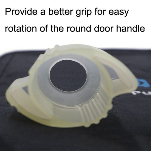 Night Light Door Locks Cover Thickened Anti-Collision Pad Door Lock Protective Cover (Transparent) - Image 5