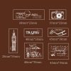 MOCARD 7 In 1 Wooden Stamp Set Handbook DIY Material (Senyu Traveler) - Image 2