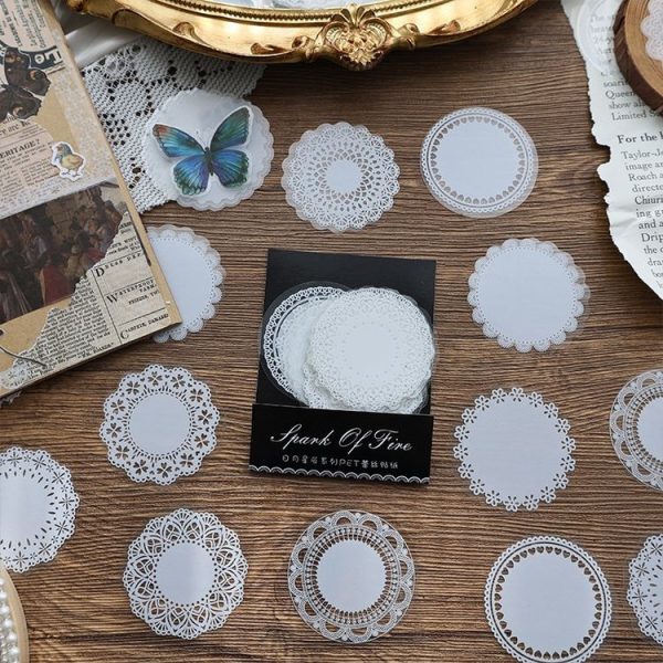 1 Sets Sun Moon Stars Vintage Lace Children Handbook Material (The Stars Are Dotted) - Image 4