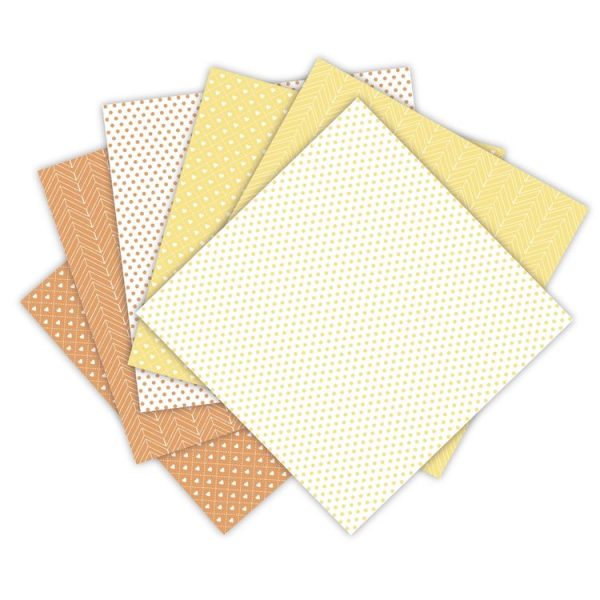 2 Sets 6 Inch Scrapbooking Background Paper Art Handmade Crafts (Spring Color 02) - Image 4