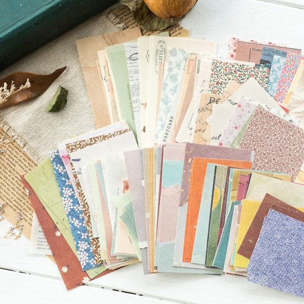 5 Packs Village House Garden Vintage Handbook Decorative Base Paper (Send Message) - Image 3