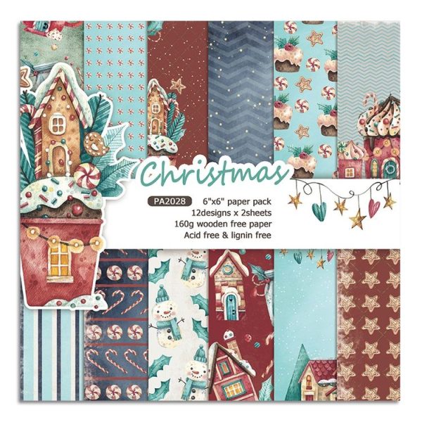 1 Sets PA2028 DIY Album Clipboard Handbook Card Background Paper, Size: 6 inch - Image 5