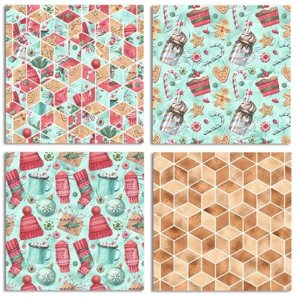 1 Sets PA1903 DIY Album Clipboard Handbook Card Background Paper, Size: 6 inch - Image 3