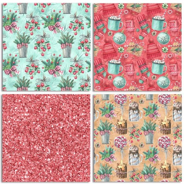 1 Sets PA1903 DIY Album Clipboard Handbook Card Background Paper, Size: 6 inch - Image 4