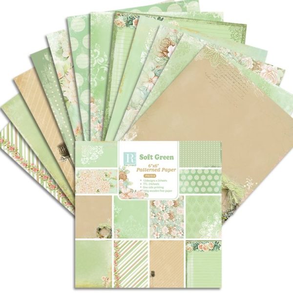 1 Sets PA1514 DIY Album Clipboard Handbook Card Background Paper, Size: 6 inch - Image 2