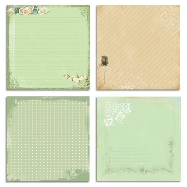 1 Sets PA1514 DIY Album Clipboard Handbook Card Background Paper, Size: 6 inch - Image 4