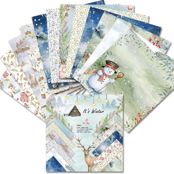 1 Sets PA2011 DIY Album Clipboard Handbook Card Background Paper, Size: 6 inch - Image 2