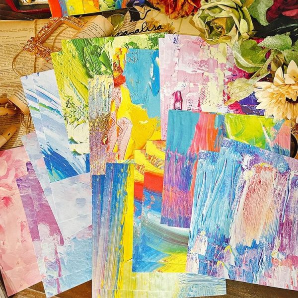 24sheets / Set 6 inch DIY Album Scrapbook Paper Handbook Material Paper Pigment Background Paper - Image 2