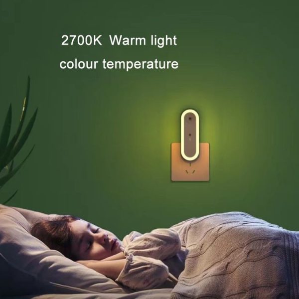 Negative Ion Air Purification Intelligent Sensor LED Night Light (EU Plug) - Image 4