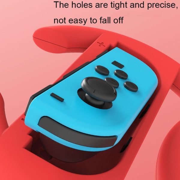 Nintendo Switch IPLAY HBS-412 Gamepad Steering Wheel Gamepad Accessories (Red Blue) - Image 5