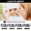 Mirror Surface LED Radio Projection Alarm Clock with Temperature & Humidity Display (Gold+White Characters) - Image 4