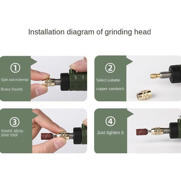 SLITE P-500-23 Charging Mini Electric Drill DIY Carving Tool - Image 6