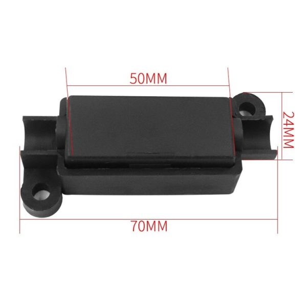 10pcs Small Fork Bolt Fuse Block Car Air Conditioning All The Way Fuse Box Fuse Holder (Black) - Image 3