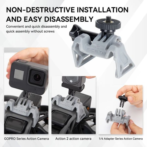 DJI Avata / Action 2 / Gopro Hero11 Black RCSTQ Extension Holder With 1 / 4 Screw - Image 6