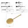 Quartz Pendulum Clock Movement DIY Movement Kits with 2 Pairs Hands - Image 3