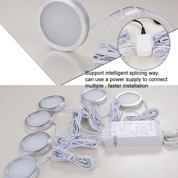 2 PCS 2W DC12V 18LED Cabinet Lights Showcase Lights, Spec: 2510 Terminal -Bottom Outlet (Neutral Light 4000K) - Image 5