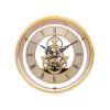 Metal See-through Quartz Clock Gear Clock DIY Accessories 149mm Golden Clock Head