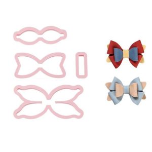Flip Sugar Cake Biscuit Decoration Bow Baking Mould, Specification: Style 1