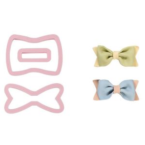 Flip Sugar Cake Biscuit Decoration Bow Baking Mould, Specification: Style 2