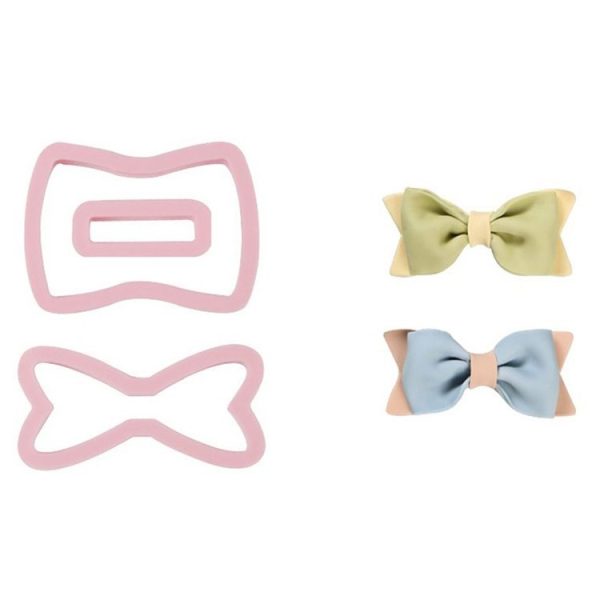 Flip Sugar Cake Biscuit Decoration Bow Baking Mould, Specification: Style 2