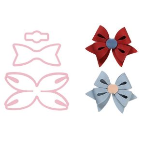 Flip Sugar Cake Biscuit Decoration Bow Baking Mould, Specification: Style 4