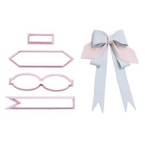 Flip Sugar Cake Biscuit Decoration Bow Baking Mould, Specification: Style 6
