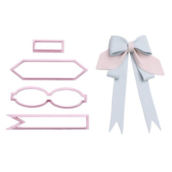 Flip Sugar Cake Biscuit Decoration Bow Baking Mould, Specification: Style 6