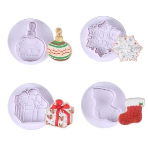 Christmas Snowflake Spring Mould Cookie DIY Mould (C)