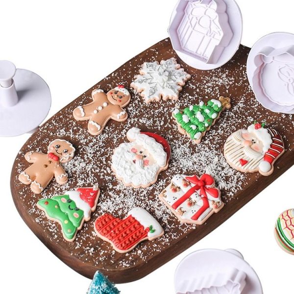 Christmas Snowflake Spring Mould Cookie DIY Mould (C) - Image 3
