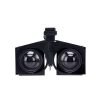 Vr fold V1 Panoramic View Convenient Folding VR Glasses (Black)