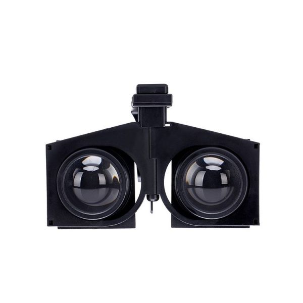 Vr fold V1 Panoramic View Convenient Folding VR Glasses (Black)