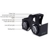 Vr fold V1 Panoramic View Convenient Folding VR Glasses (Black) - Image 3