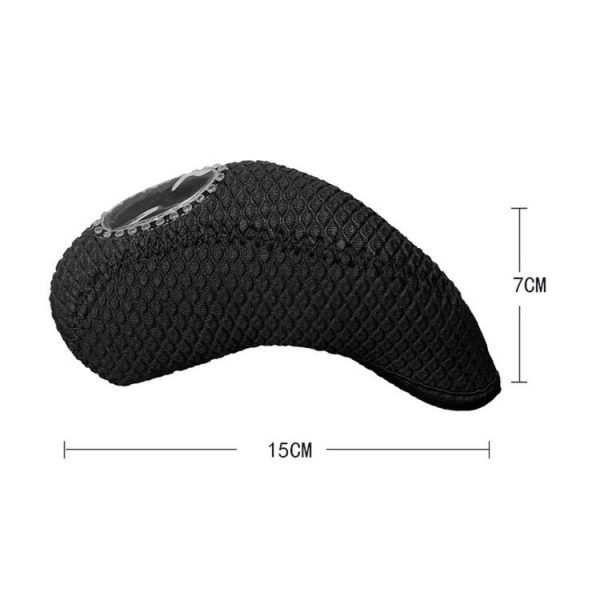 10PCS / Set 15X7 Neoprene Waterproof and Wear-resistant Golf Club Headgear (Black) - Image 3