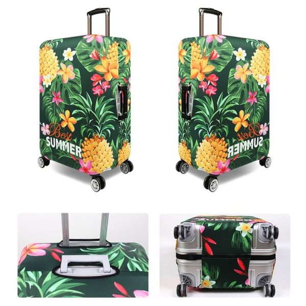 Thickened Wear-resistant Stretch Elastic Luggage Dust Cover, Size: XL (Banana Leaf Yellow) - Image 5