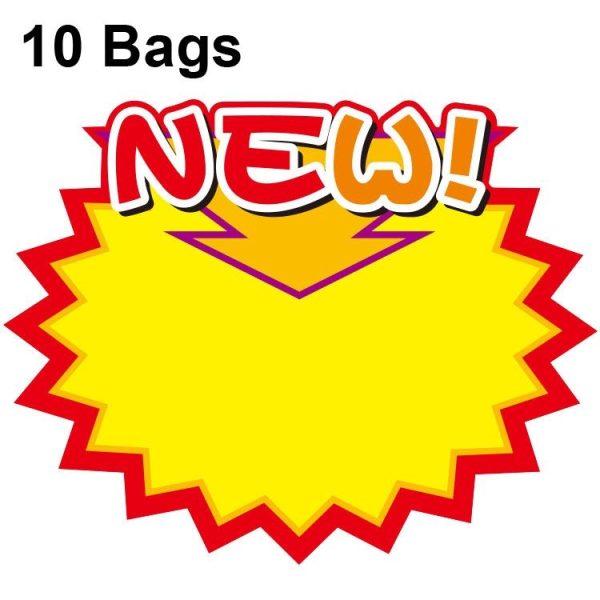 WM-12 10bags 18x14cm Explosion Sticker Product Price Tag Supermarket Price Label