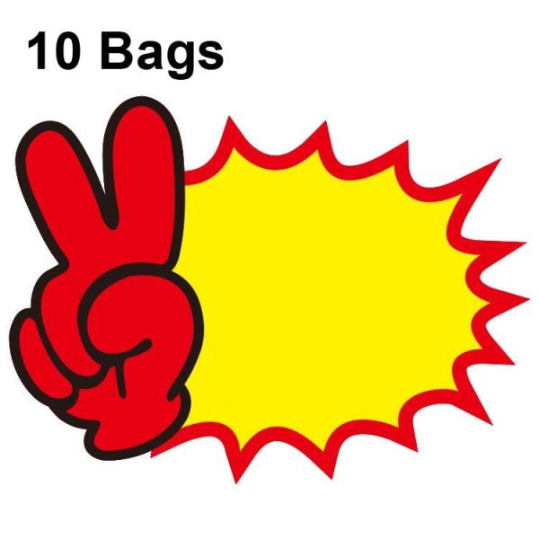 XD-028 10bags 18x14cm Explosion Sticker Product Price Tag Supermarket Price Label