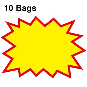 XD-009 10bags 18x14cm Explosion Sticker Product Price Tag Supermarket Price Label