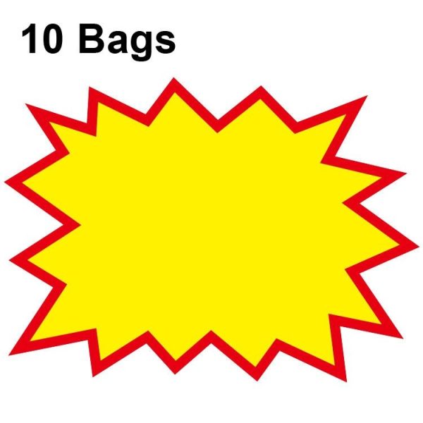 XD-009 10bags 18x14cm Explosion Sticker Product Price Tag Supermarket Price Label